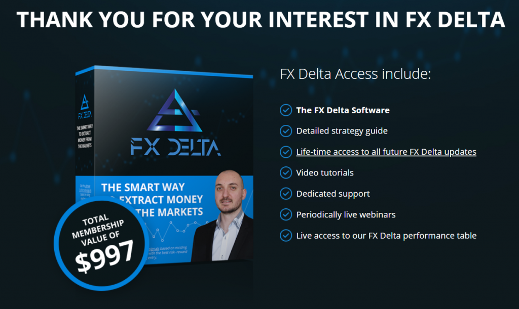 FX Delta Robot pricing