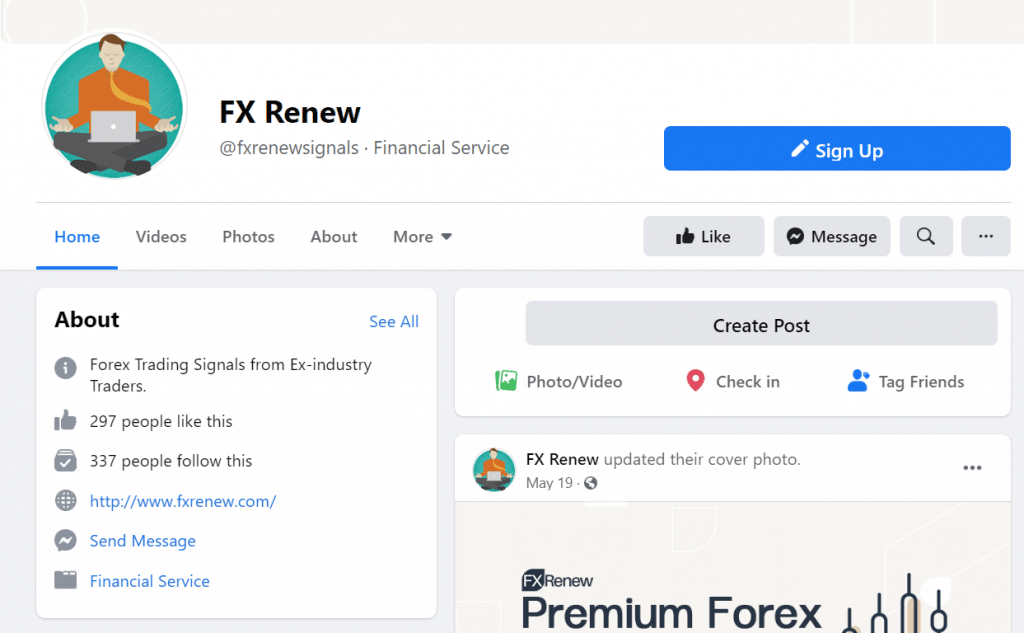 FX Renew Social network
