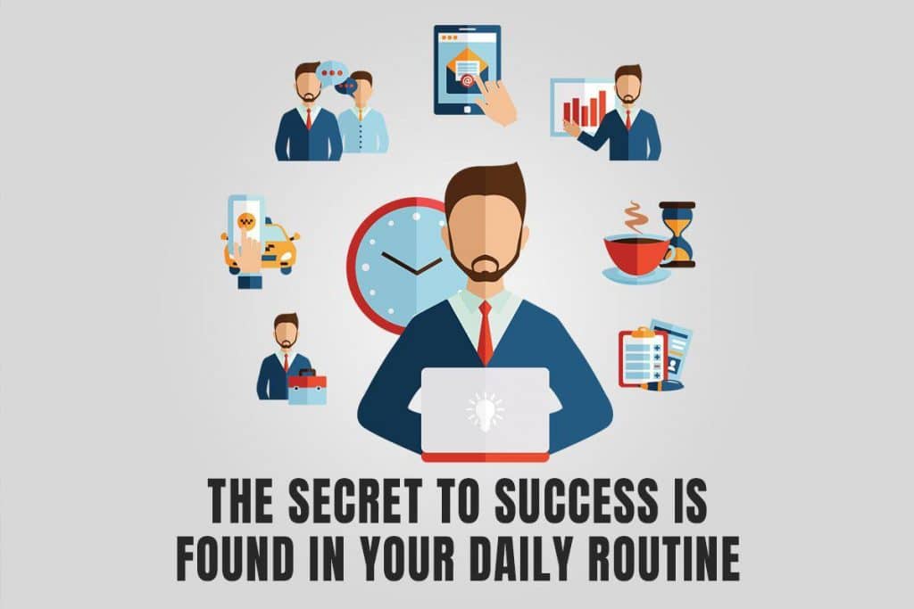 the secret to success is found in your daily routine