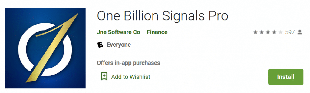 One Billion Signals people feedback