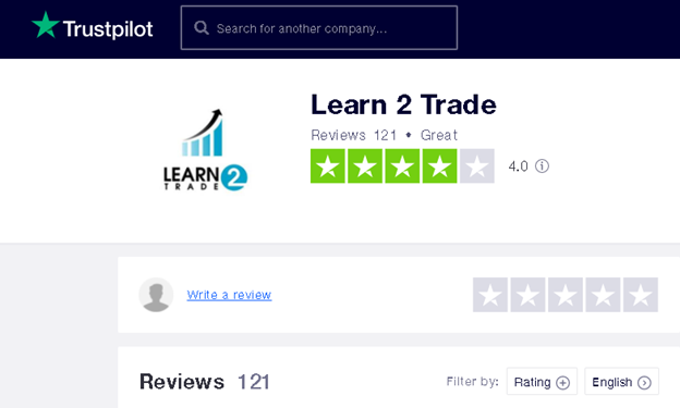 Learn 2 Trade customer feedback