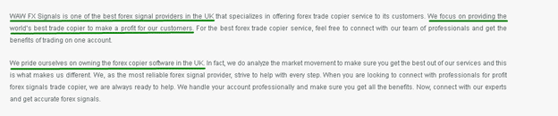Waw Forex Signals - about team