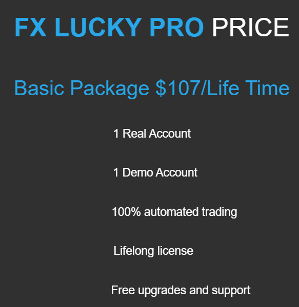 FX Lucky Pro Pricing