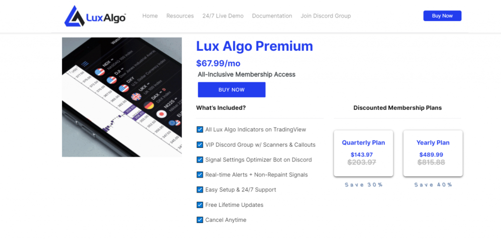 Lux Algo Pricing
