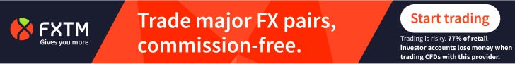 FXTM commission-free FX trading account
