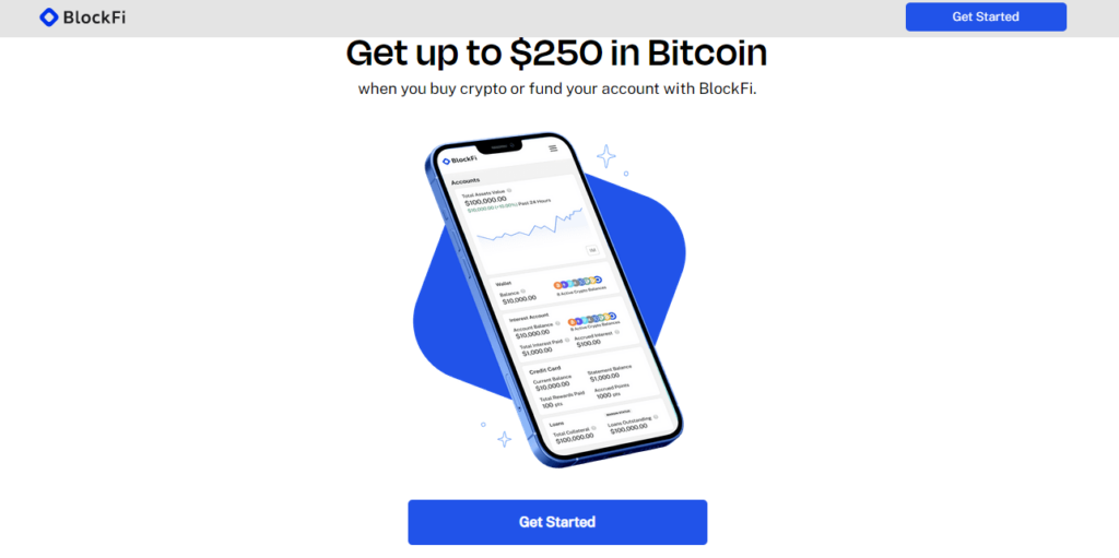 BlockFi home page